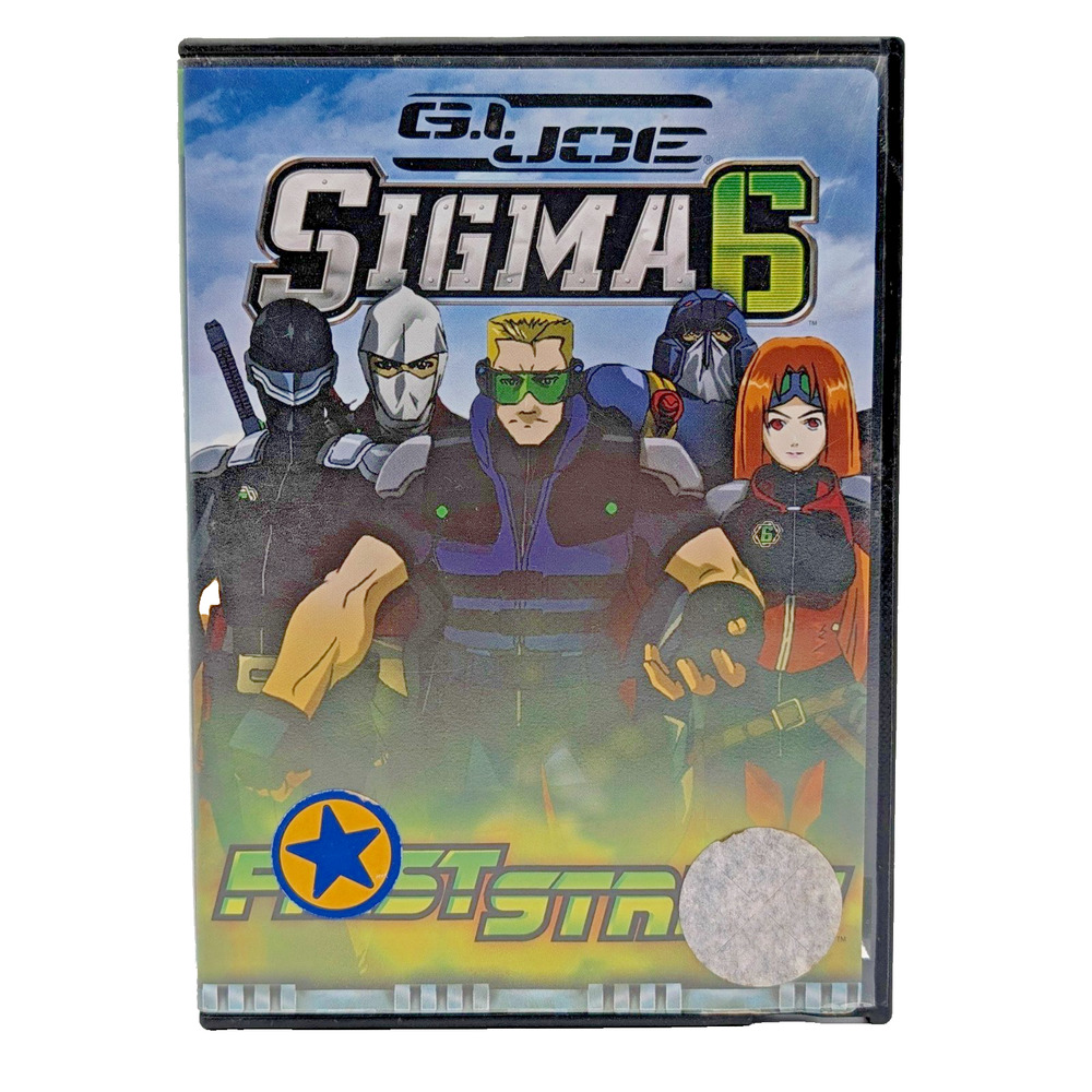 GI Joe Sigma 6 First Strike DVD Animated Series Blockbuster Case Hasbro 2006